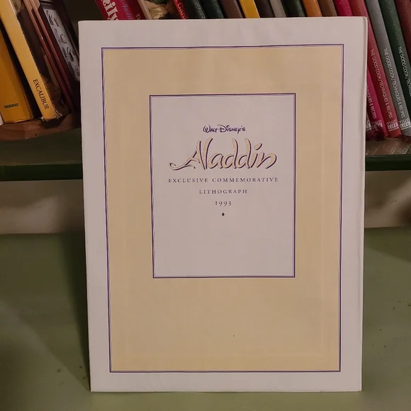 Vintage 1993 Disney Lithographs - Aladdin & Pinocchio - Picture 7 of 12